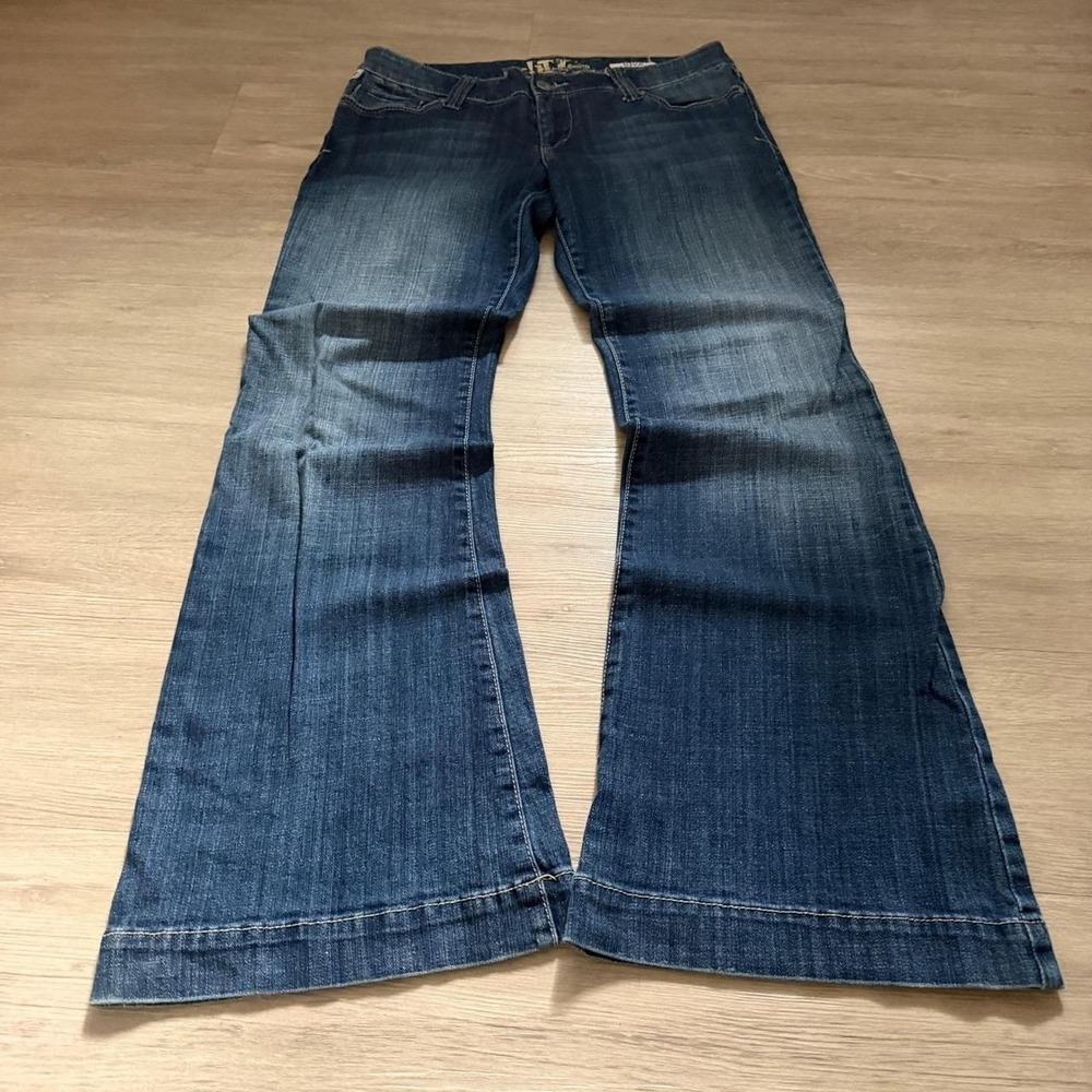32x32 Faded Blue Bootcut Wide Leg Jeans Y2K 2000s Vintage